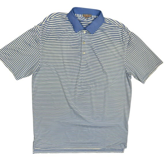 Peter Millar Other - Peter Millar Summer Comfort Golf Shirt Stretch Short Sleeve Polo Striped Large
